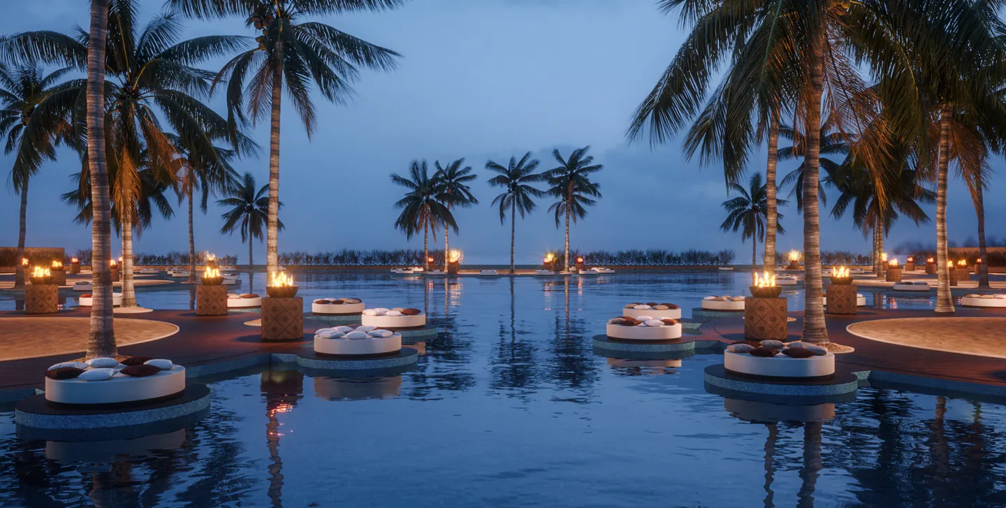 Maldives Beach Resort — Island masterplan & villas