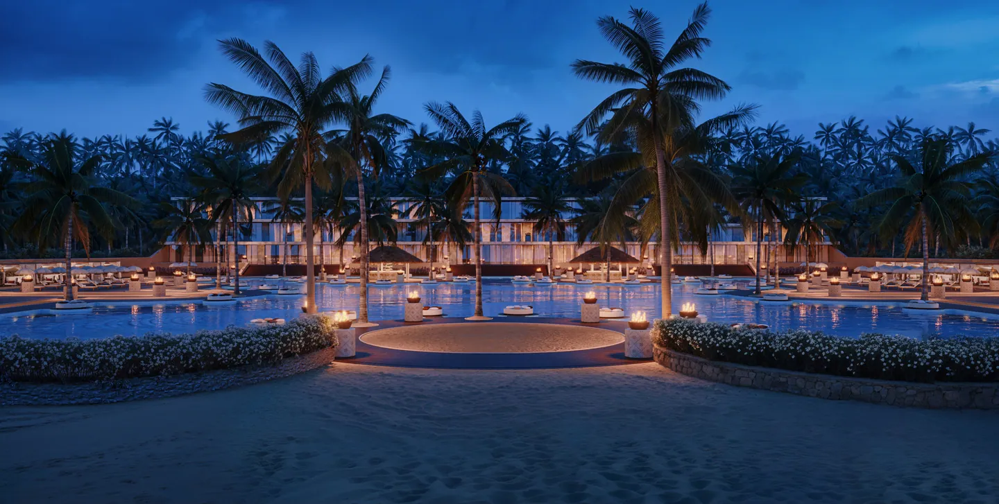 Maldives Beach Resort — Island masterplan & villas