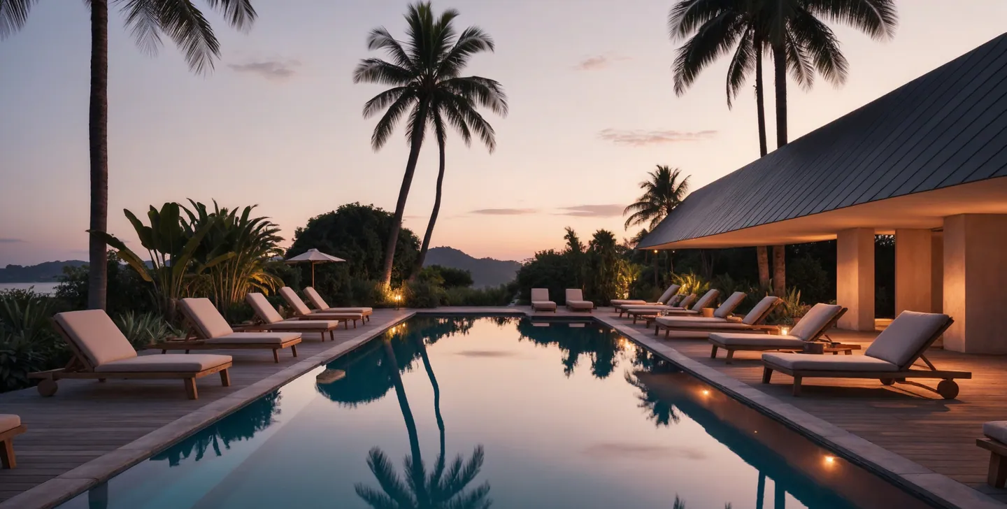 Maldives Beach Resort — Island masterplan & villas