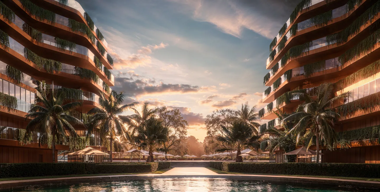 Maldives Beach Resort — Island masterplan & villas