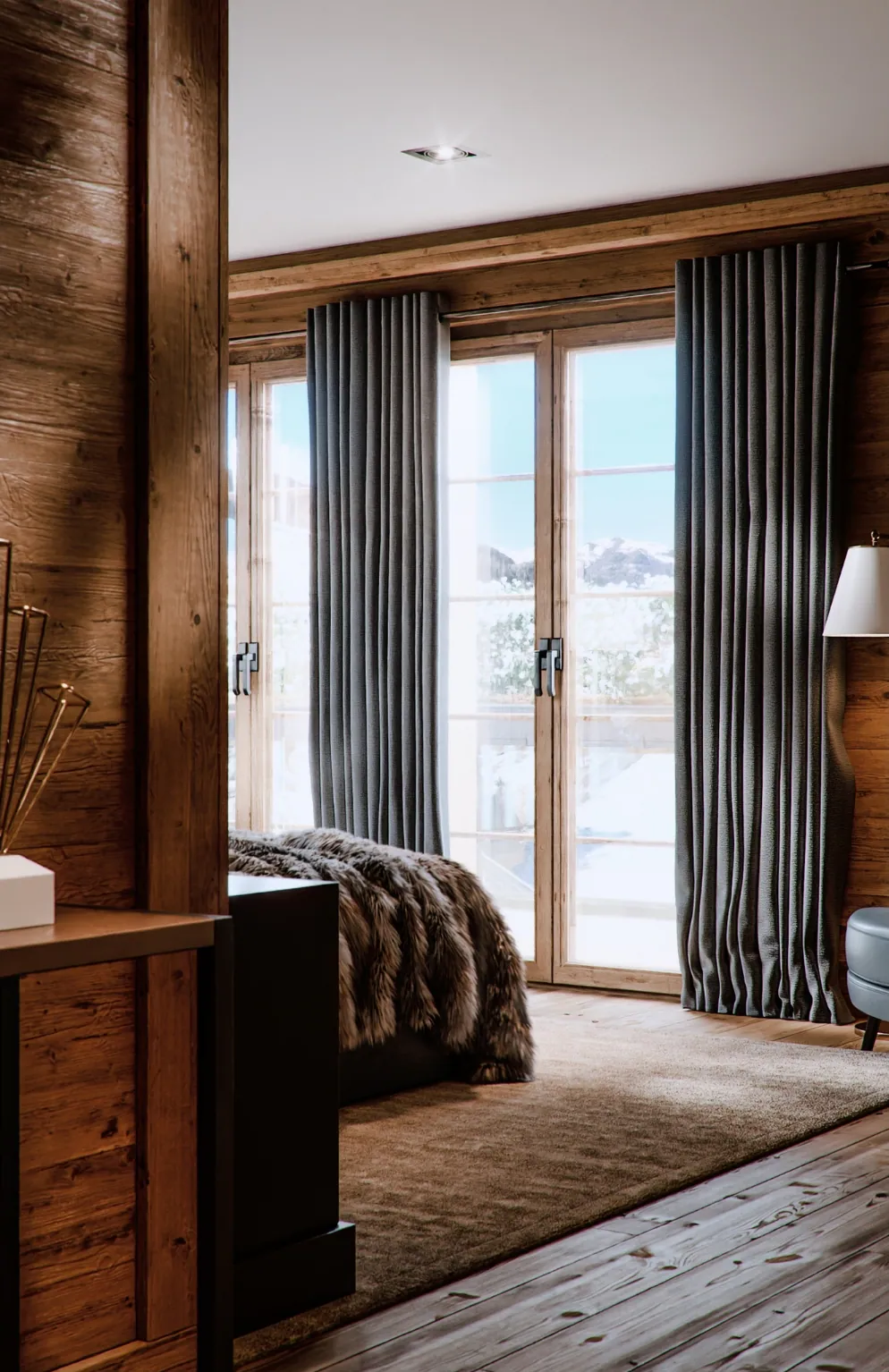Swiss Chalet — Master Bedroom